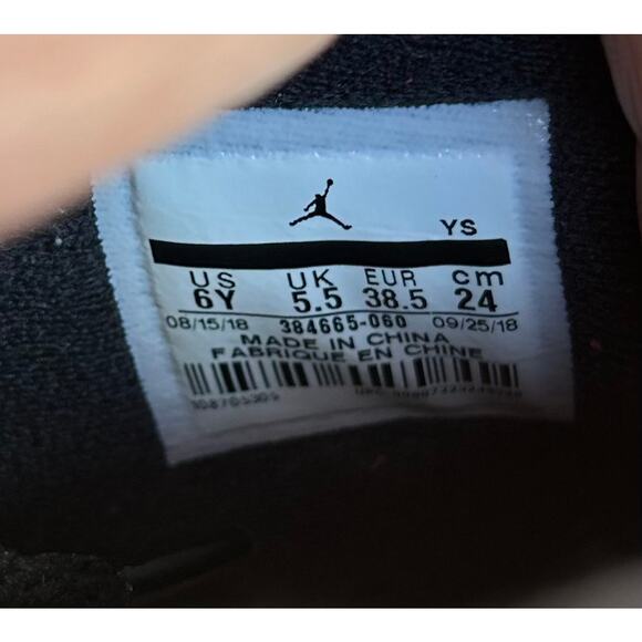 Air Jordan Retro 6 Black Infrared GS Size 6Y - Picture 4 of 9